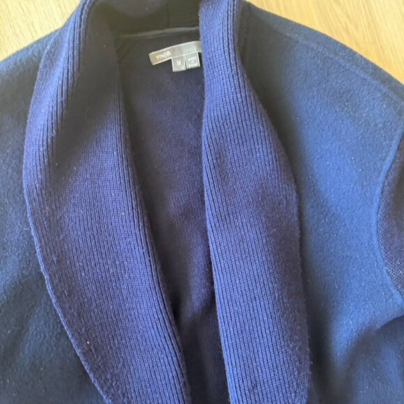 Vince medium Navy sweater Jacket blazer Cardigan Medium - Picture 7 of 9